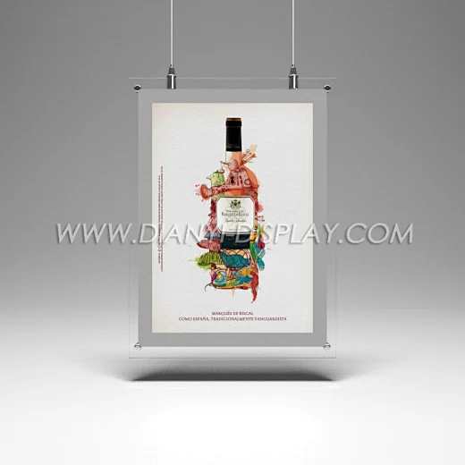 hanging acrylic light box