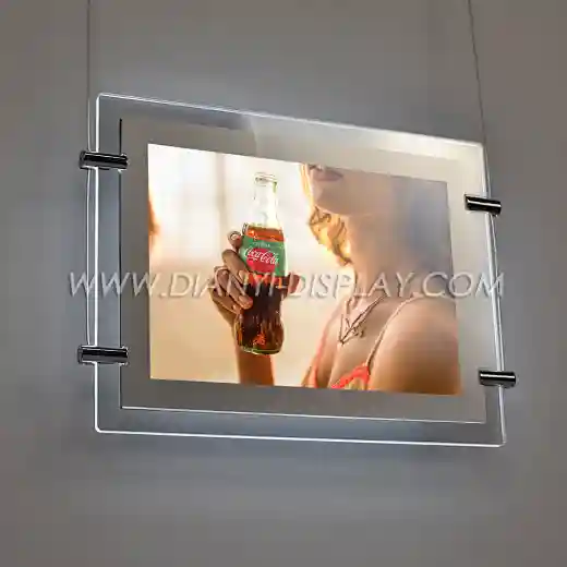 hanging acrylic light box