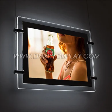 hanging acrylic light box