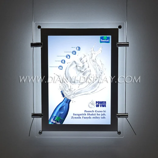 hanging acrylic light box