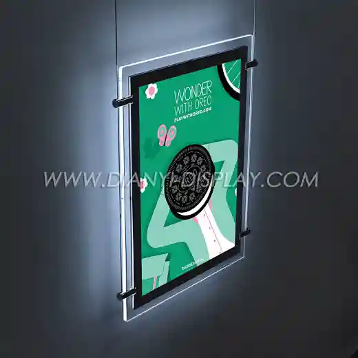 hanging acrylic light box