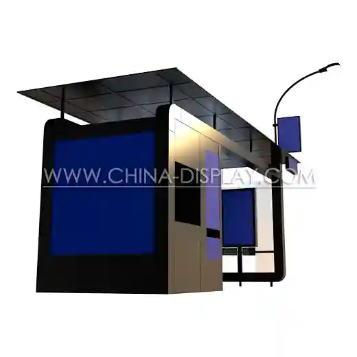led bus stop shelter