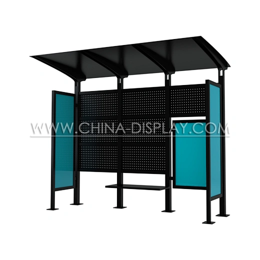 led bus stop shelter