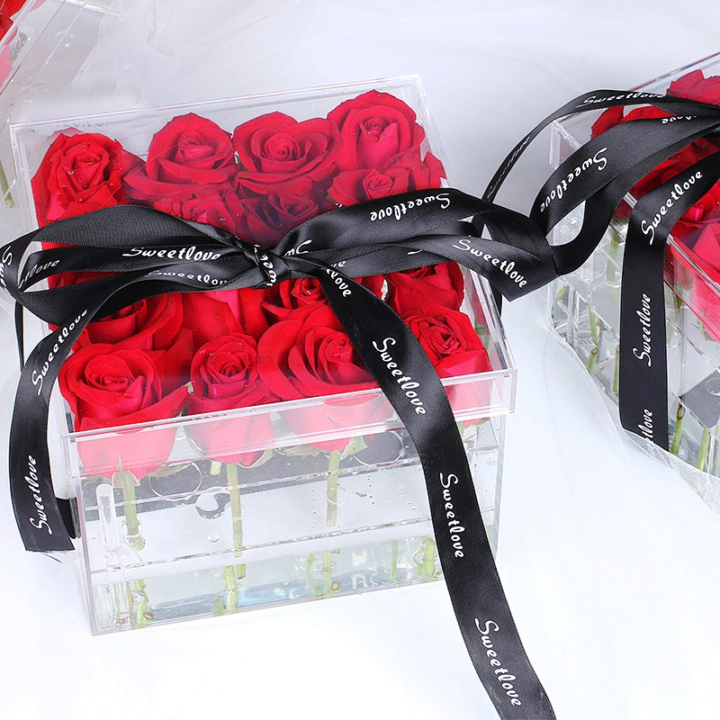 Naxilai 25-Hole Transparent Acrylic Flower Box