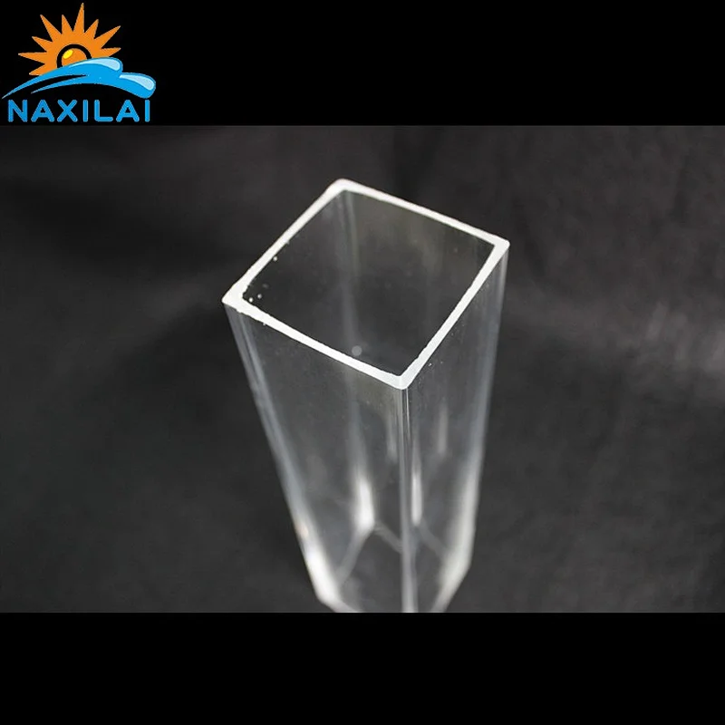 Naxilai Transparent Extruded Acrylic Square Tube