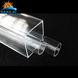Naxilai Transparent Extruded Acrylic Square Tube