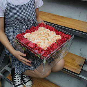 Naxilai 36 Holes Waterproof Transparent Flower Box