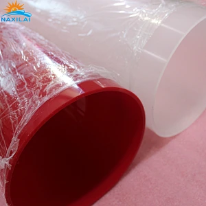 frosted acrylic round tube