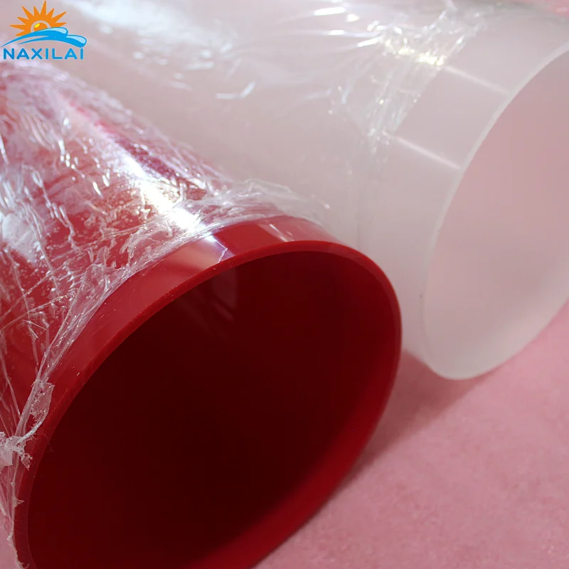 frosted acrylic round tube