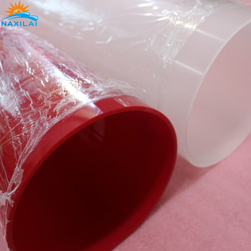 frosted acrylic round tube
