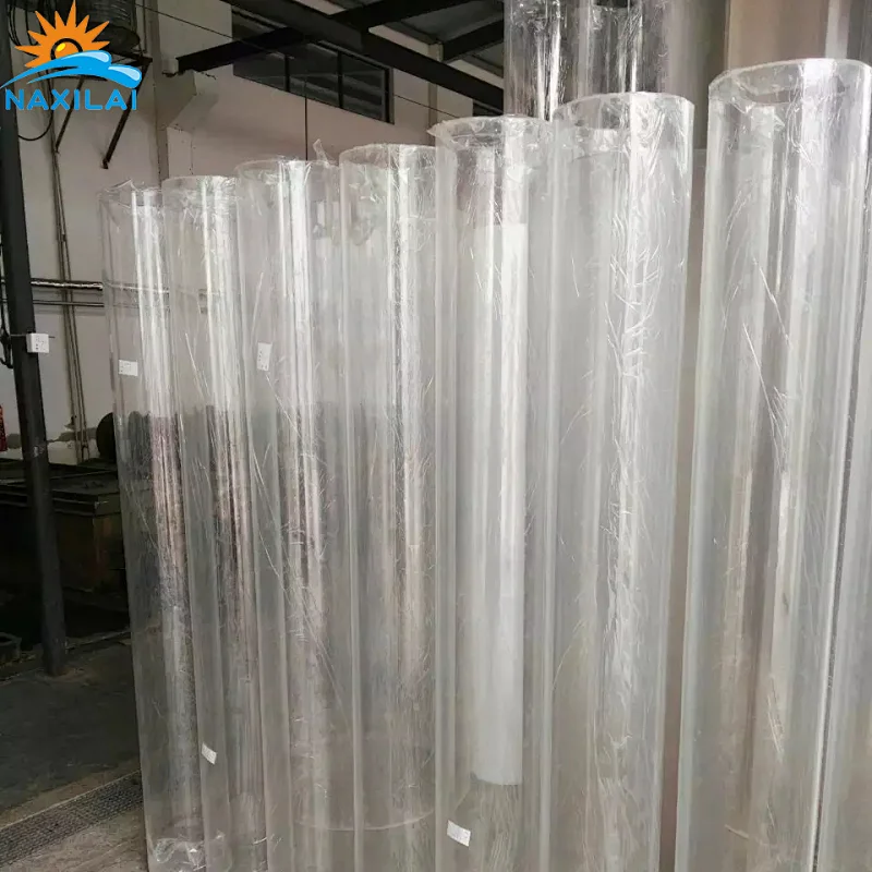 large plexiglass tube