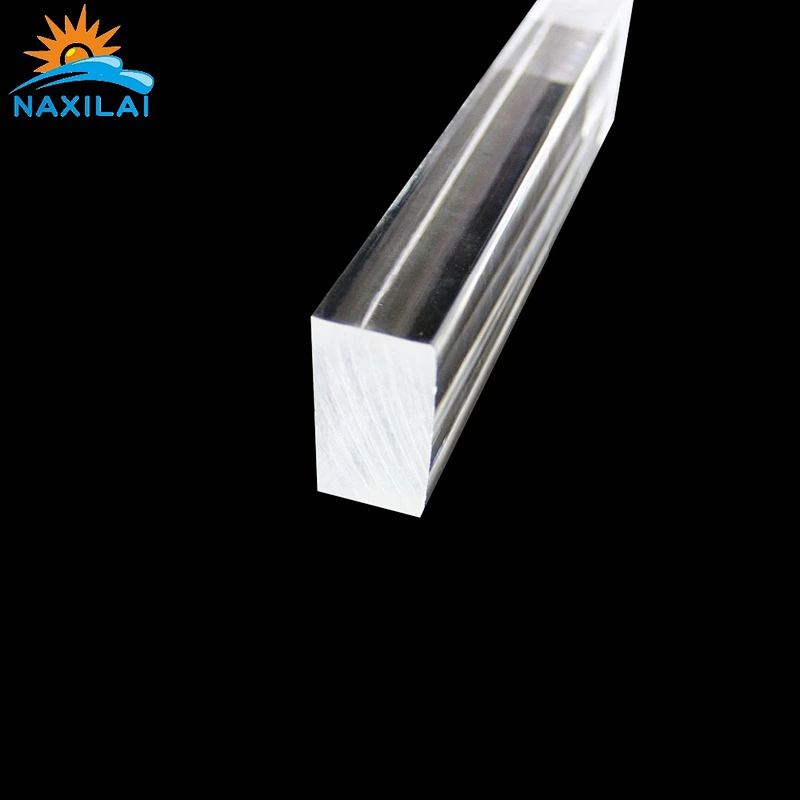 Naxilai Clear Rectangle Acrylic Rod