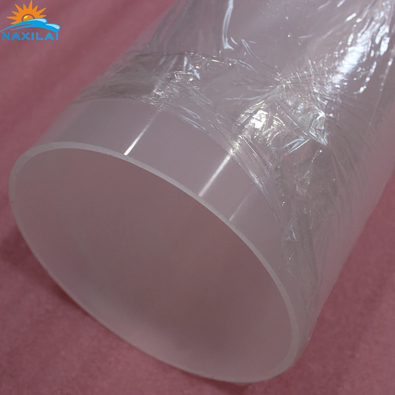 frosted acrylic round tube