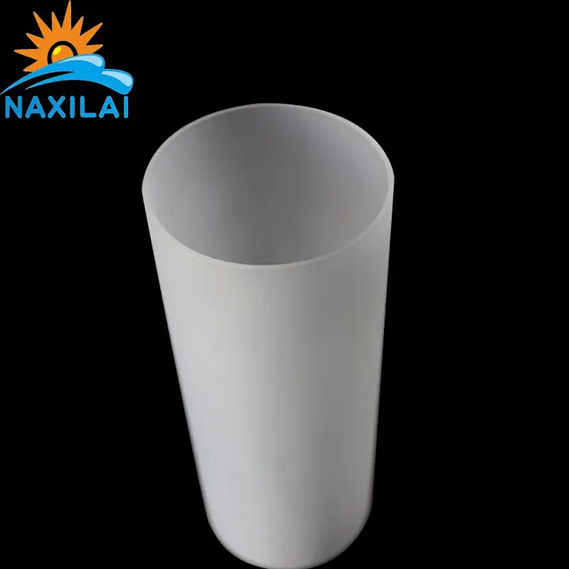 frosted acrylic cylinder