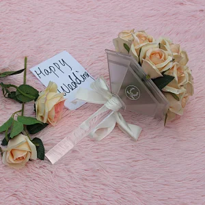 Naxilai  Acrylic Wedding flower Holder Roses Bouquet