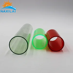 red acrylic tube
