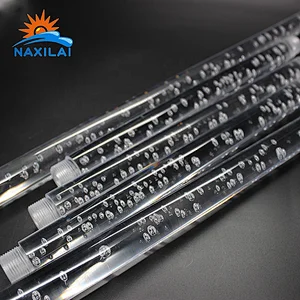 Naxilai Round Acrylic Plastic Rod Threaded Poles