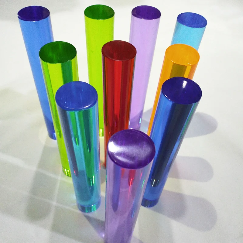 clear acrylic plexiglass rod