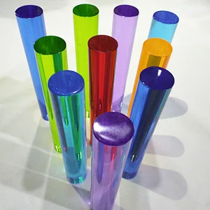 clear acrylic plexiglass rod