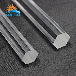 Naxilai Extruded Clear Hexagon Acrylic Rod