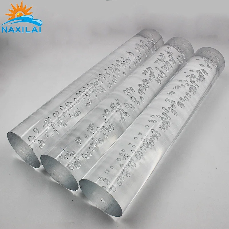 Naxilai Clear Plexiglass Acrylic Bubble Rod
