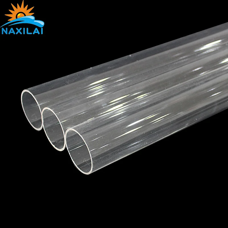 Naxilai Extruded OD 50mm Clear Transparent Acrylic Pipe