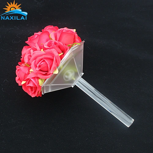 Naxilai Acrylic Hand Held Bouquet Holders Small Bouquet Holders