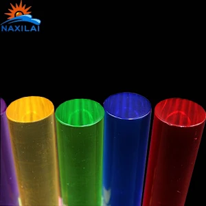 red acrylic rod