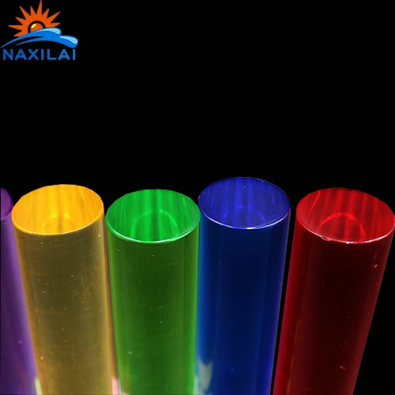 red acrylic rod
