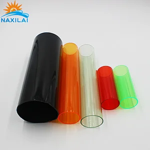 Naxilai Led Cast Coloured Acrylic Plexi-glass Large Diameter Plastic Tubes
