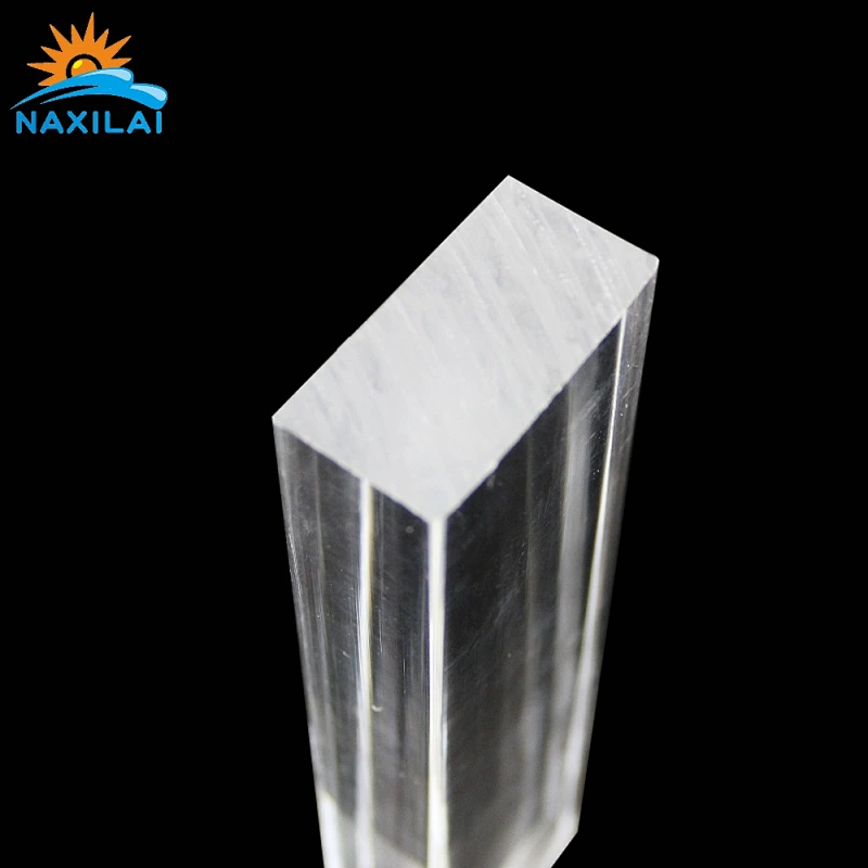 Naxilai Clear Rectangle Acrylic Rod