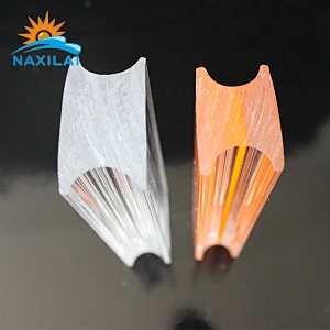 Naxilai Clear PMMA H-shape Colorful Perspex Rod