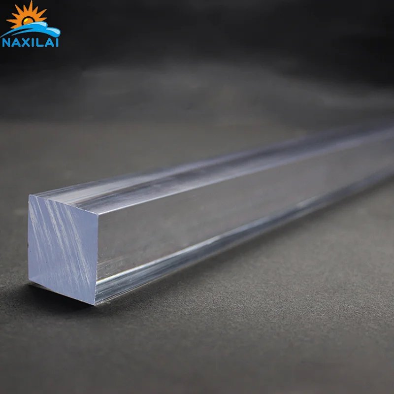 Naxilai Clear Square Acrylic Rods