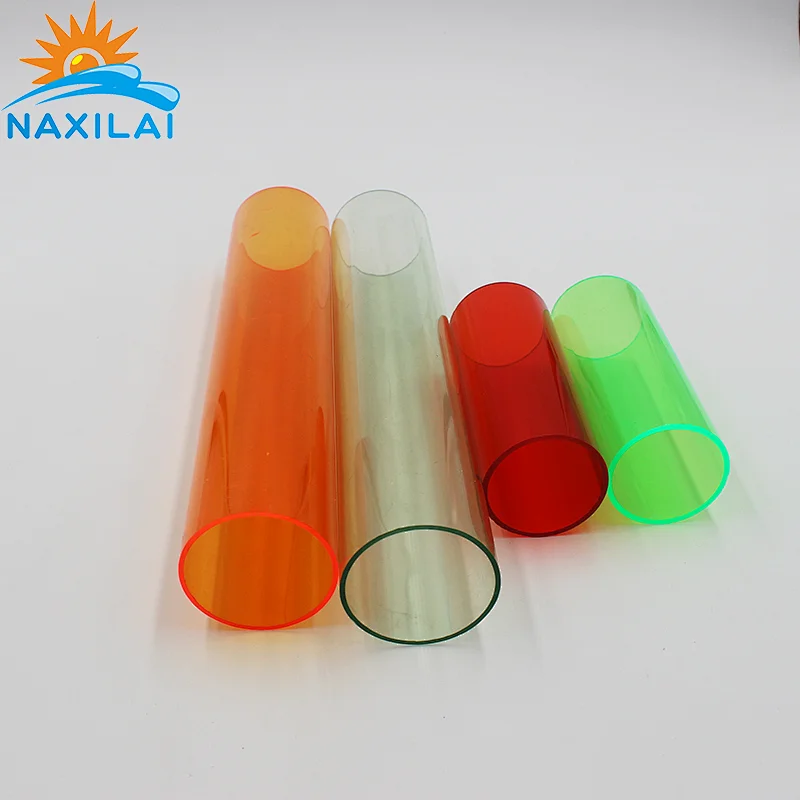 coloured acrylic tube