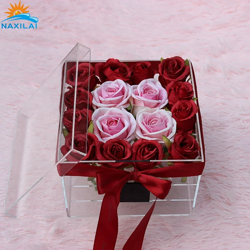 Naxilai 16 Holes Acrylic Flower Box