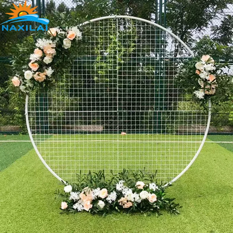 Naxilai Wedding Floral Rose Wall Gold Backdrop