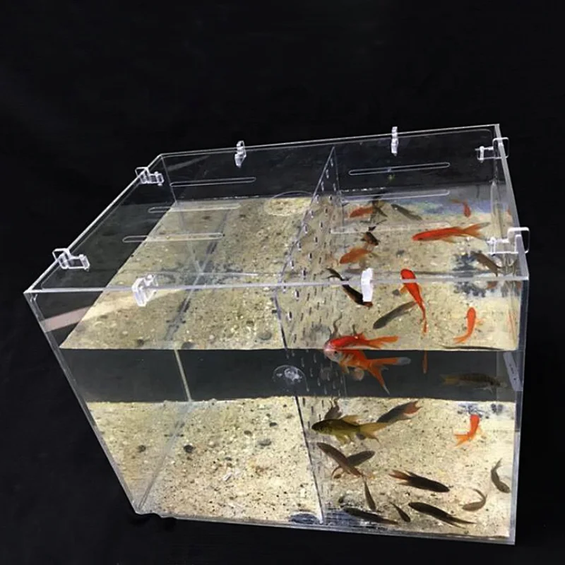 Naxilai Clear Plexiglass Fabrication Square Fish Tank