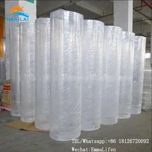 large diameter acrylic tube