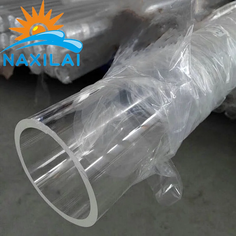 clear acrylic plexiglass lucite tube