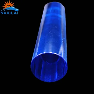 blue color acrylic(pmma) round rod