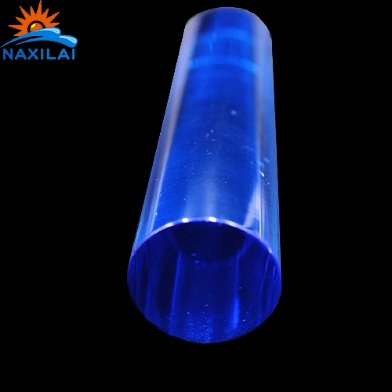 blue color acrylic(pmma) round rod