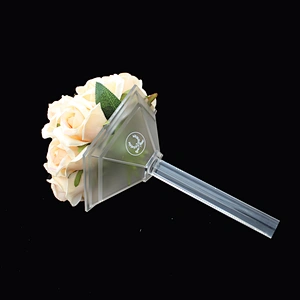 Naxilai  Acrylic Wedding flower Holder Roses Bouquet
