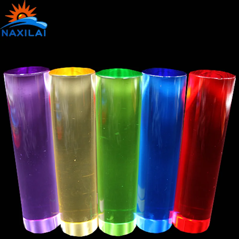 colored acrylic rods