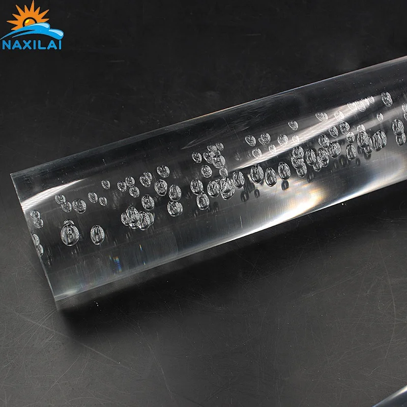Naxilai Clear Plexiglass Acrylic Bubble Rod