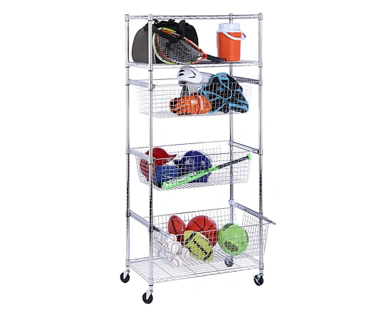 nsf wire shelving cart