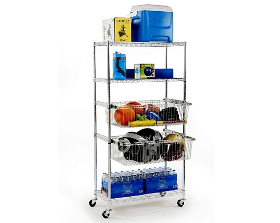 nsf wire shelving cart