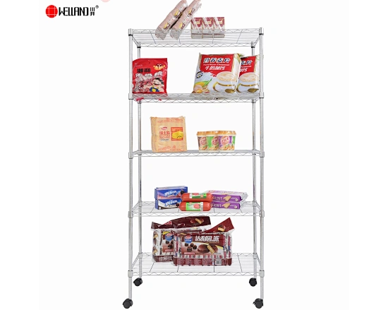 chrome shelving