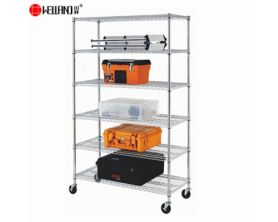 6 tiers wire shelving