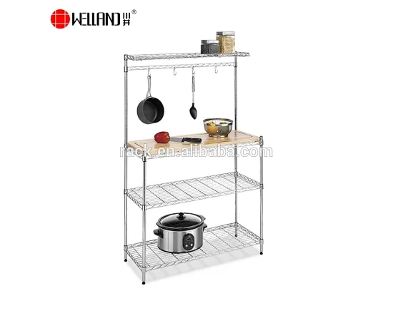 metal kitchen microwave oven shelf