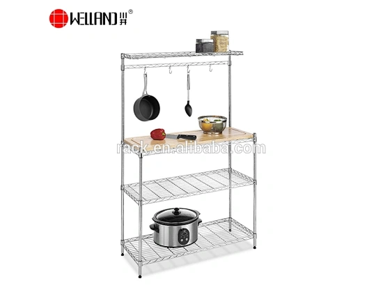 metal kitchen microwave oven shelf